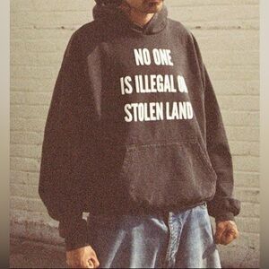 Ghetto Rodeo Brown Hoodie Sz. M Unisex